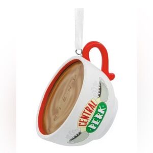 New Hallmark Friends Central Perk Coffee Cup Christmas Tree Ornament